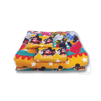 Couette de lit 1 , 2 , 3 places double face motif et uni 