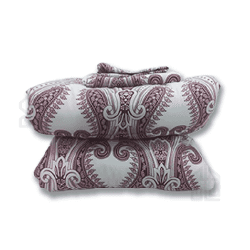 Couette de lit 1 , 2 , 3 places double face motif et uni 