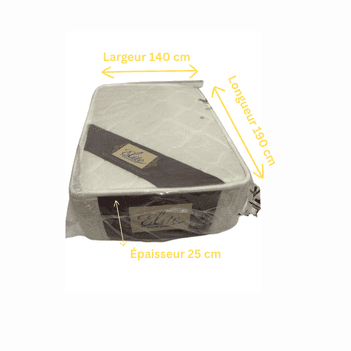 Matelas Elite Confort Absolu - 140 x 190 x 25 - 2 places