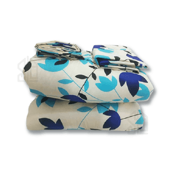 Couette de lit 1 , 2 , 3 places double face motif et uni 