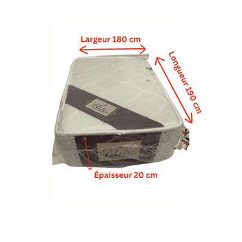 Matelas Elite Confort Absolu - 180 x 190 x 20 - 3 places