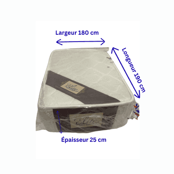 Matelas Elite Confort Absolu - 180 x 190 x 25 - 3 places