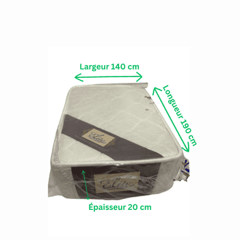 Matelas Elite Confort Absolu - 140 x 190 x 20 - 2 places
