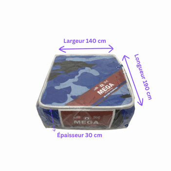 Matelas Méga premium - 140 x 190 x 30 - 2 places