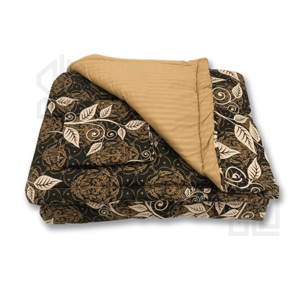 Couette de lit 1 , 2 , 3 places double face motif et uni 