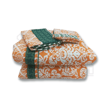 Couette de lit 1 , 2 , 3 places double face motif et uni 