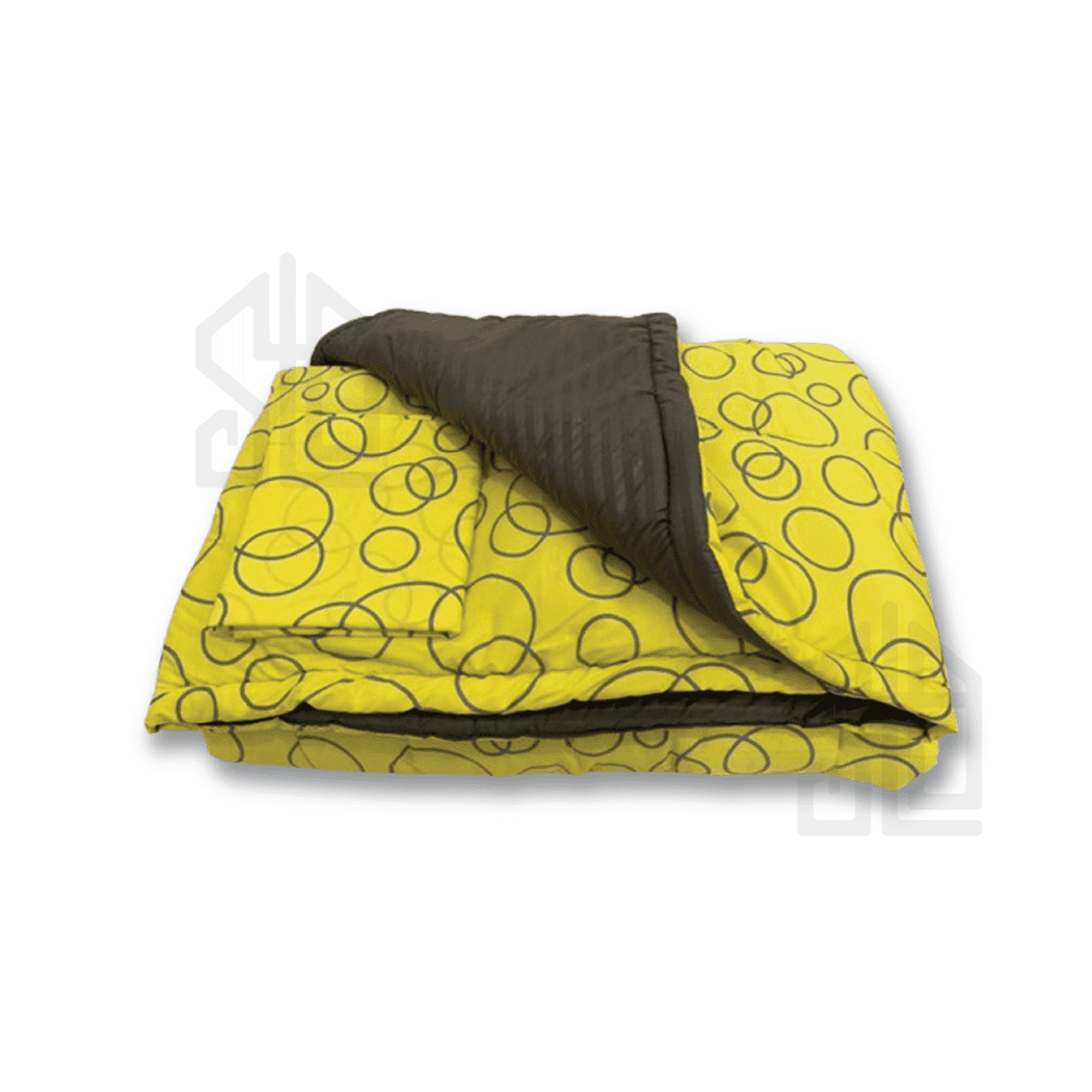 Couette de lit 1 , 2 , 3 places double face motif et uni 