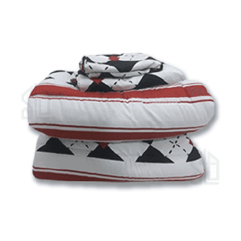 Couette de lit 1 , 2 , 3 places double face motif et uni 